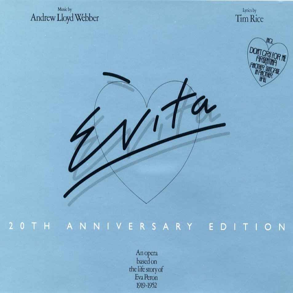 Evita  Soundtrack 20th Anniversary Edition : Front